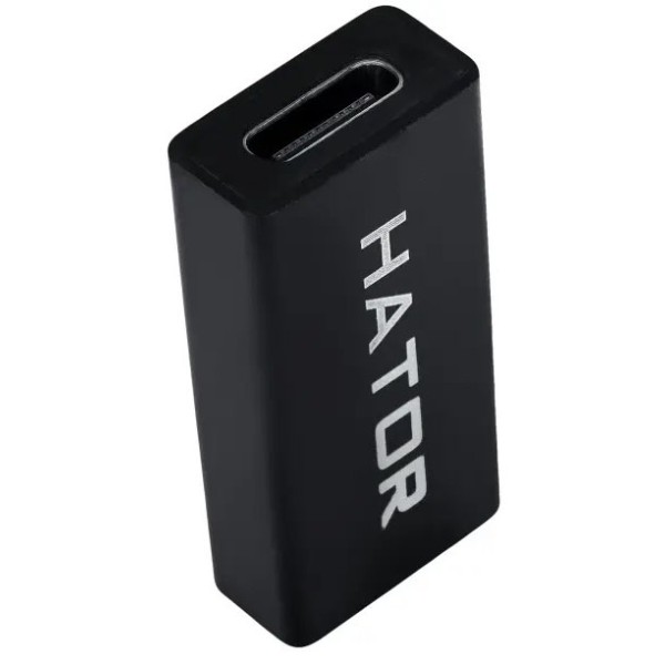 Фото - Адаптер Hator USB-A 3.0 female to Type-C female Black (ACC216)